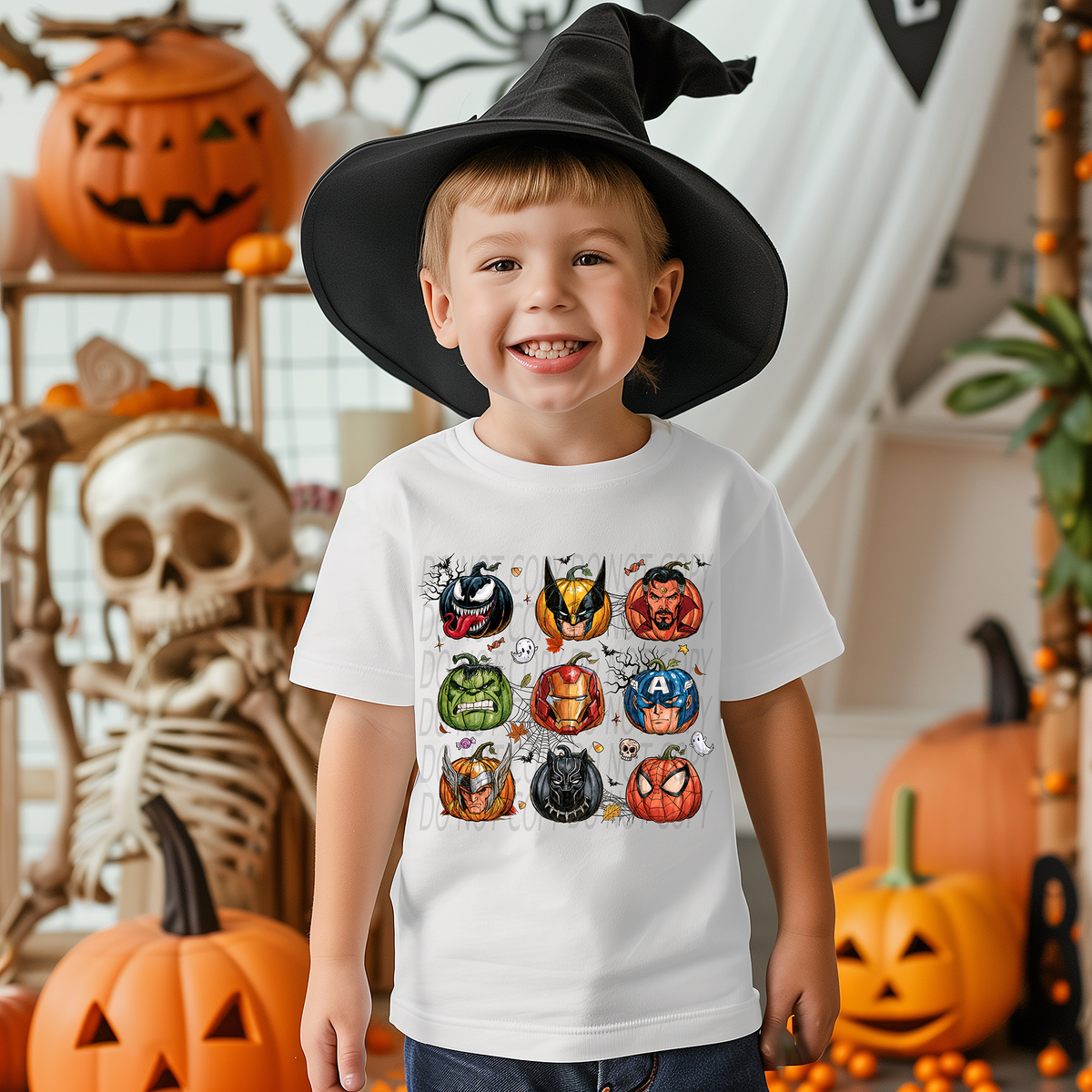 Marvel Cartoon Pumpkins