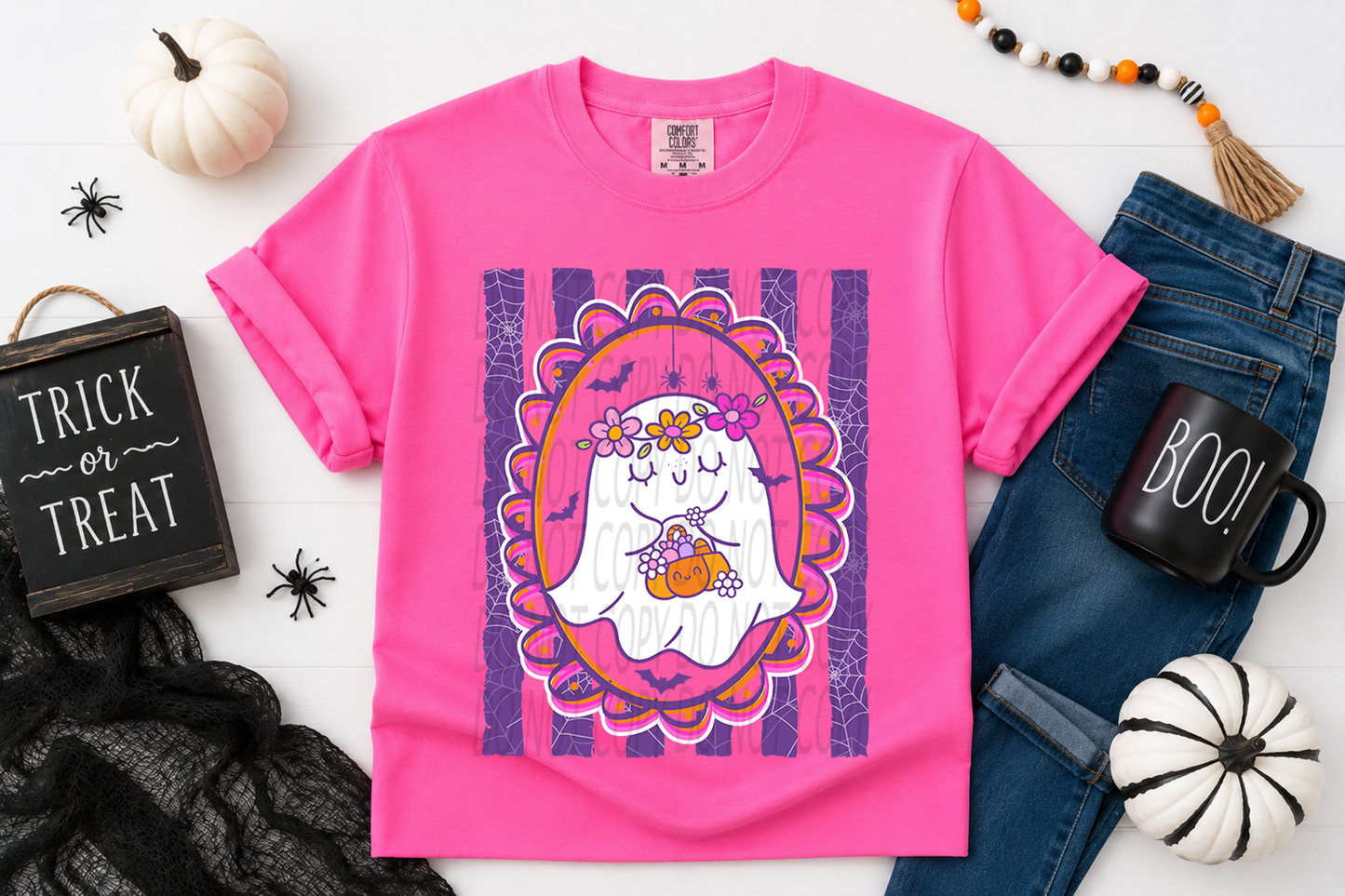 Cute Doodle Halloween Stripes