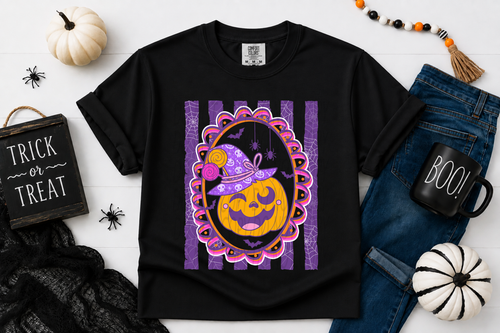 Load image 1 in gallery view. Cute Doodle Halloween Stripes