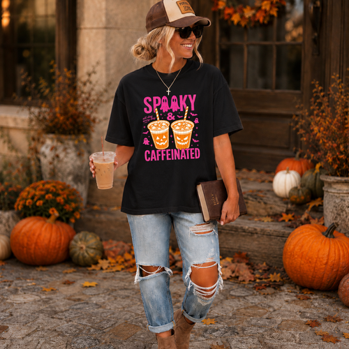 Load image 1 in gallery view. Spooky And Caffeinated