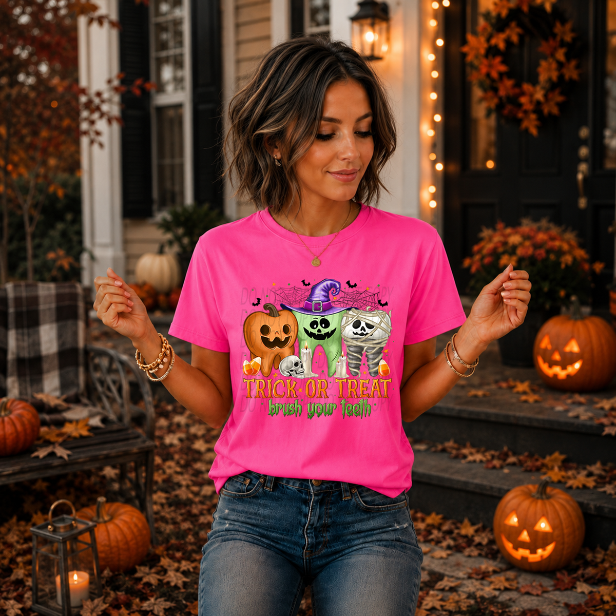 Trick or Treat Brush Your Teeth