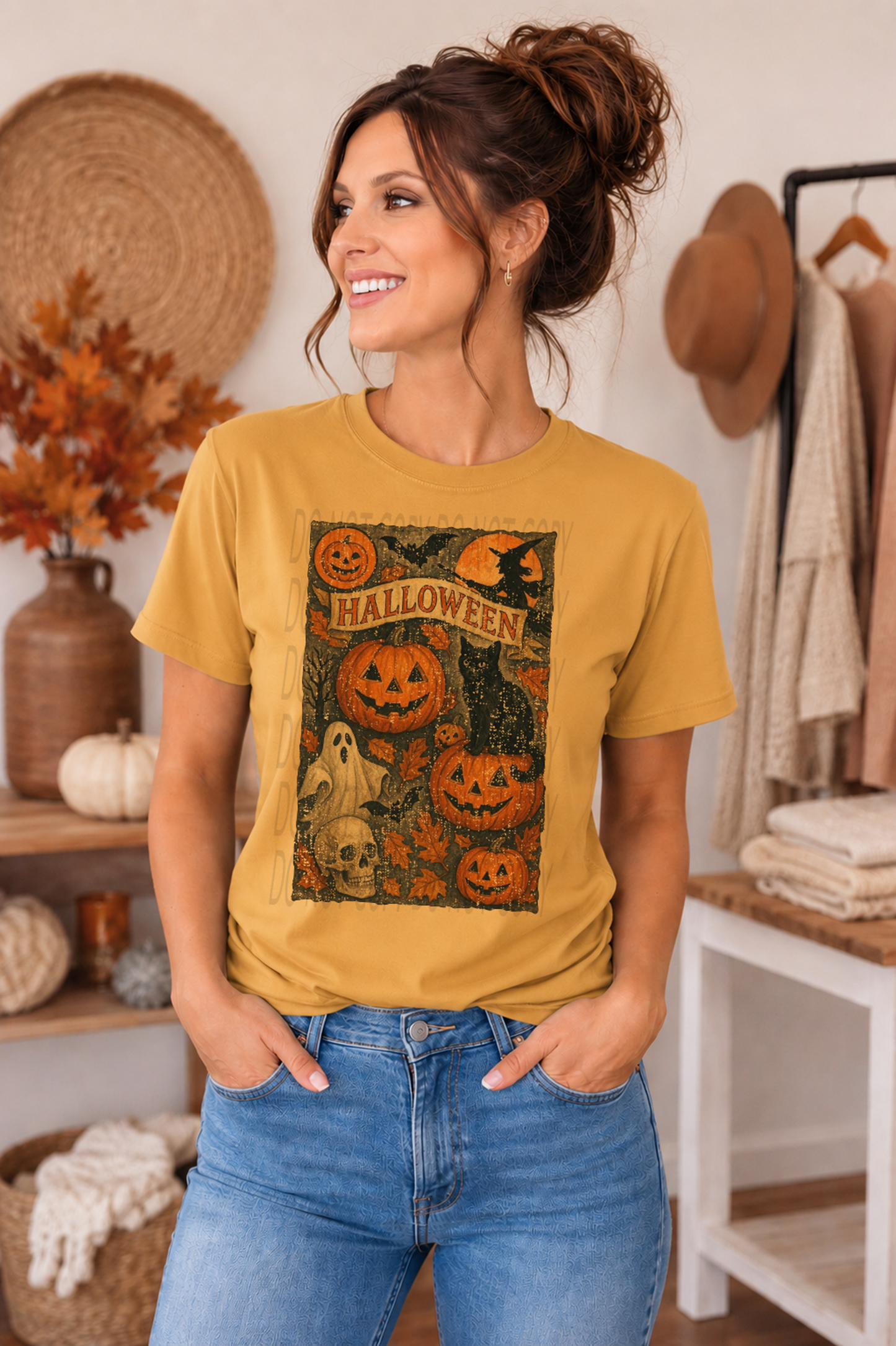 Vintage Halloween Distressed