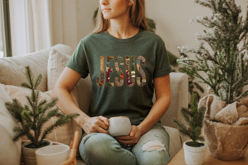 Load image 1 in gallery view. Patchwork Jesus