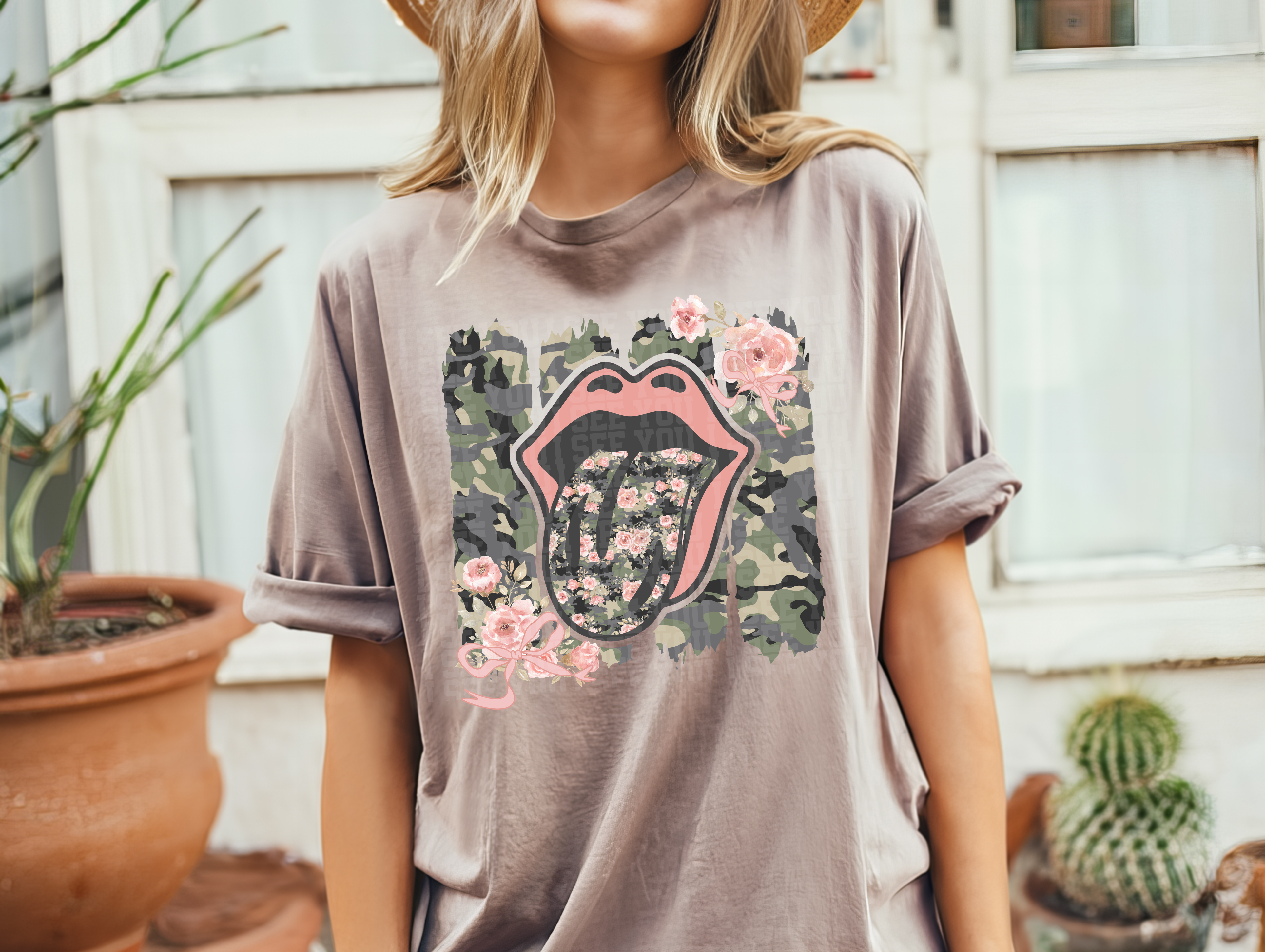 Camo Brushstroke Tongue