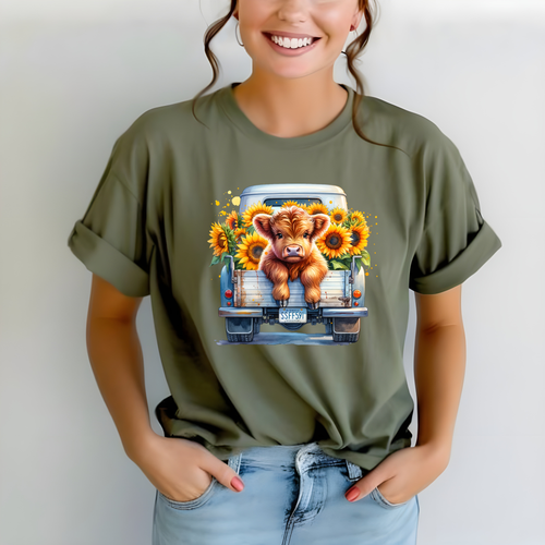 Load image 1 in gallery view. Highland Cow Truck