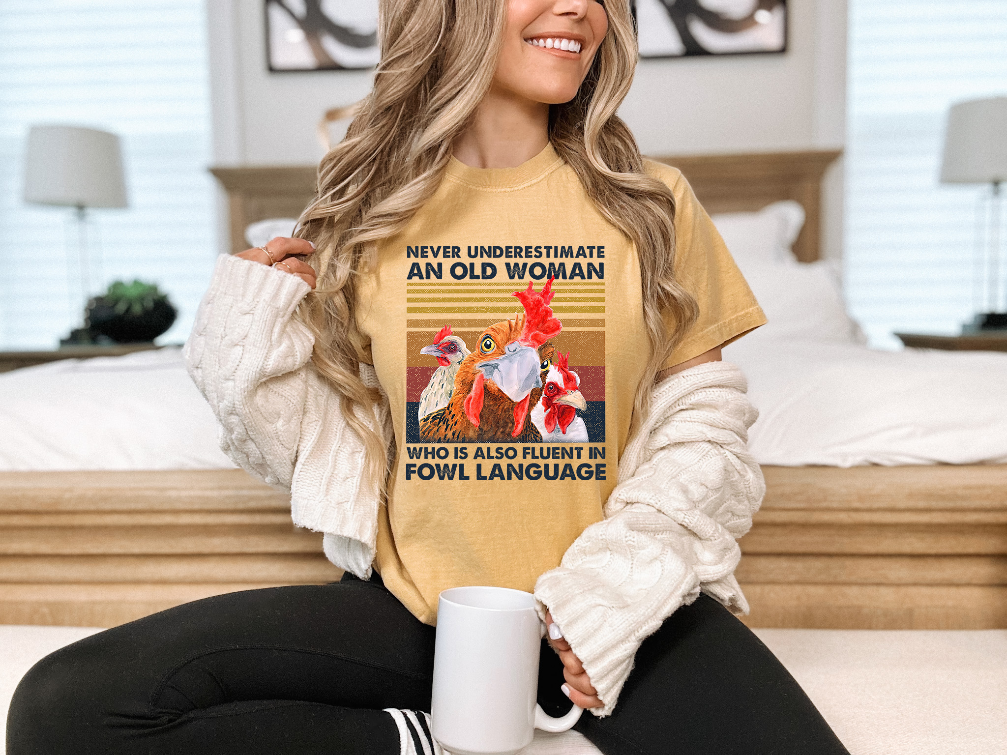 Never Underestimate An Old Woman Who Is Fluent In Fowl Language