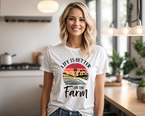 Load image 1 in gallery view. Life Is Better On The Farm