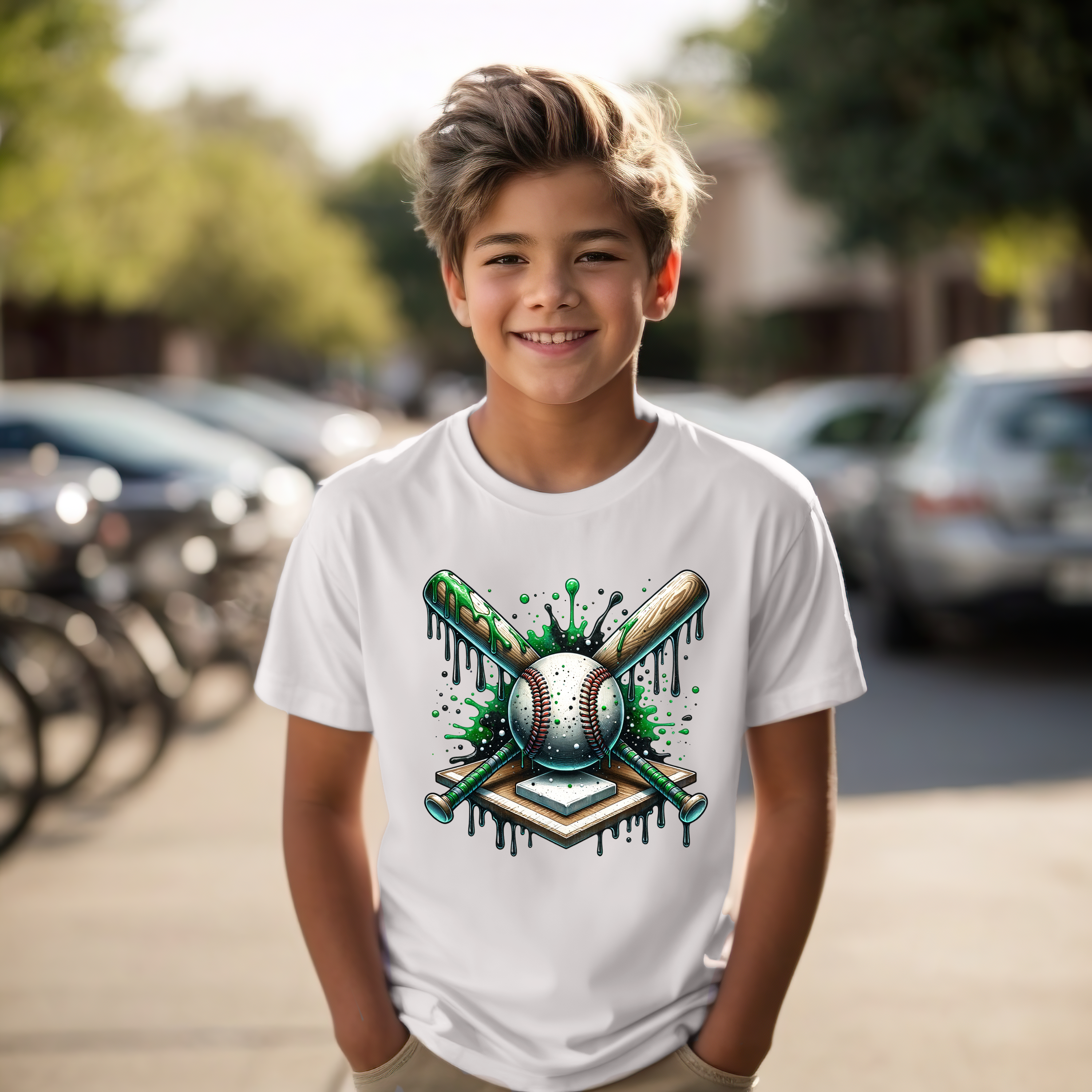 Green Drip Baseball