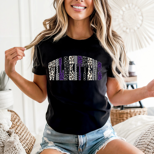 Load image 1 in gallery view. Leopard Varsity Wildkittens