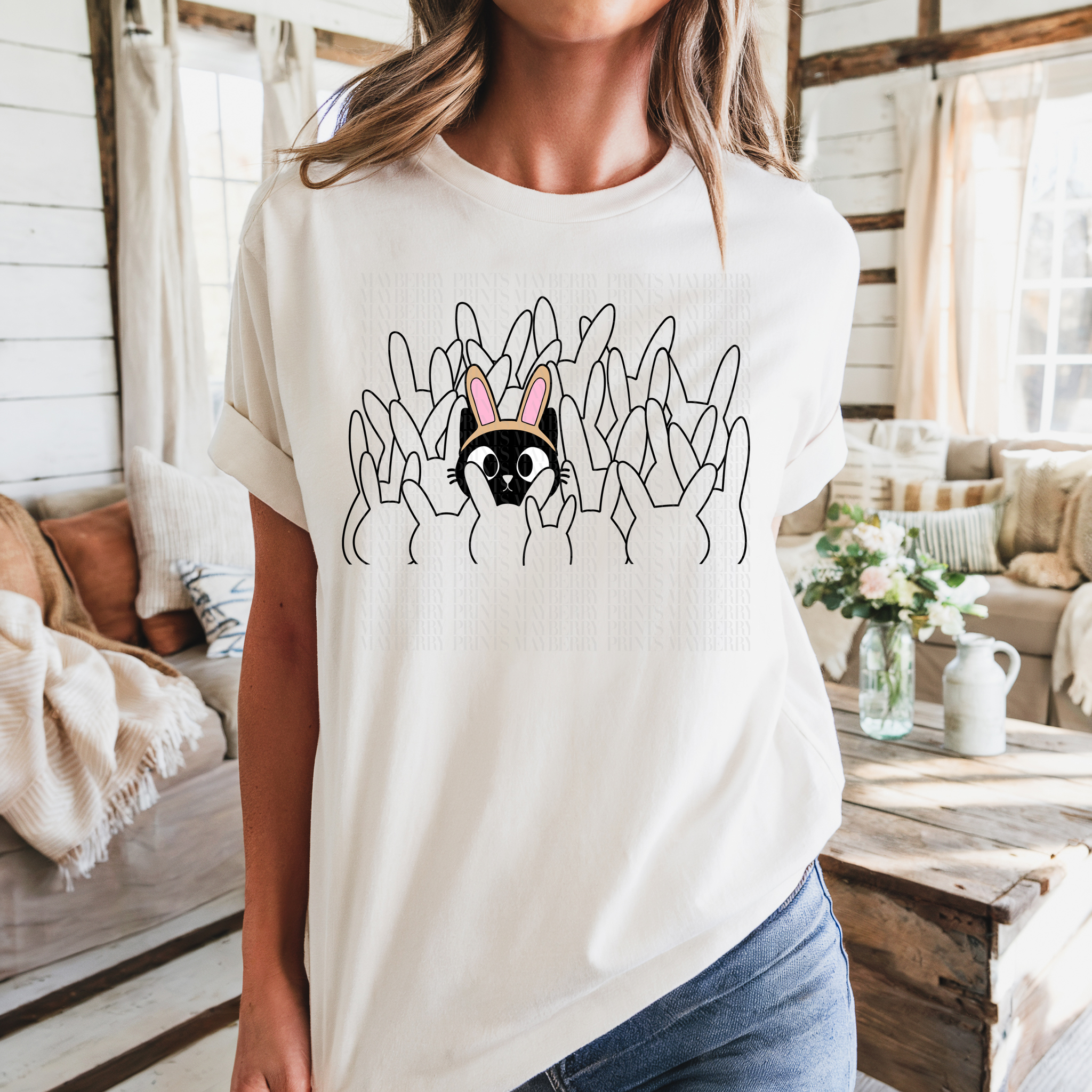 Black Bunny Cat