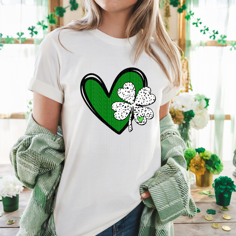 Green Heart and Clover