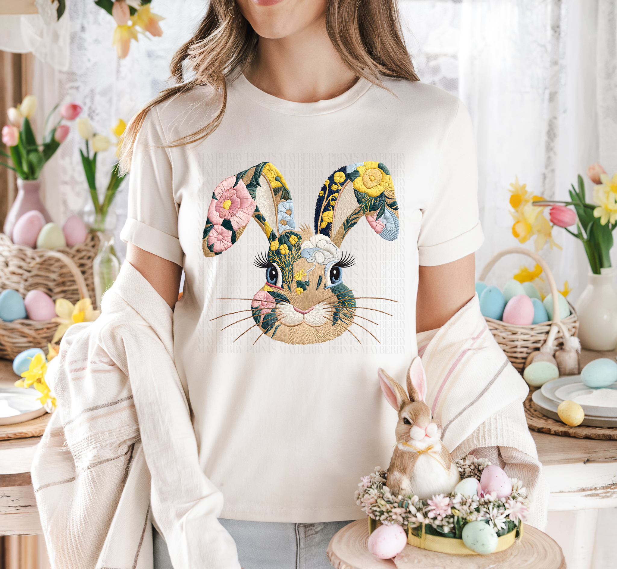 Stitched Bunny Face