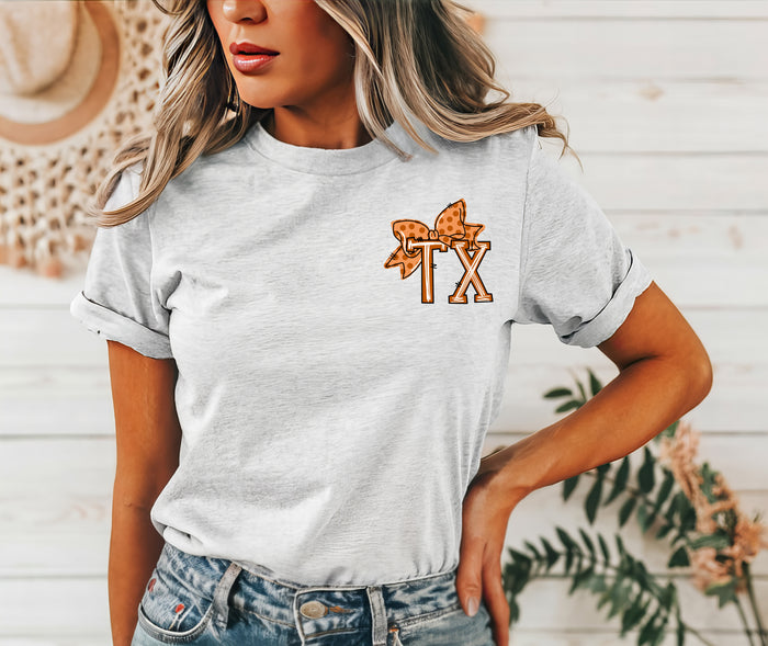 Cute Doodle Texas Orange Pocket