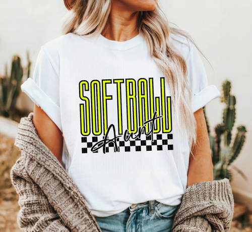 Load image 1 in gallery view. Softball Aunt