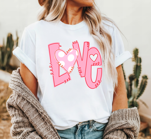 Load image 1 in gallery view. Giant Doodle Love