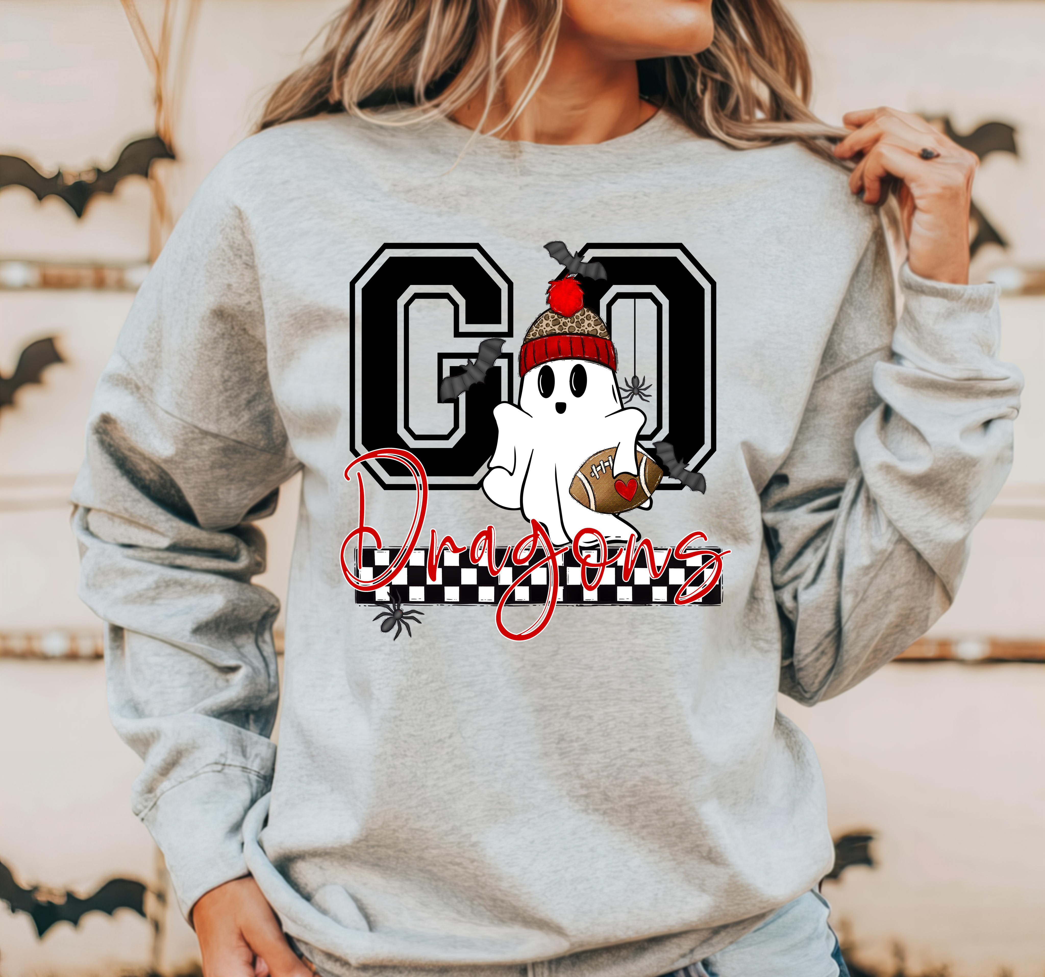 Go Dragons Ghost - Red