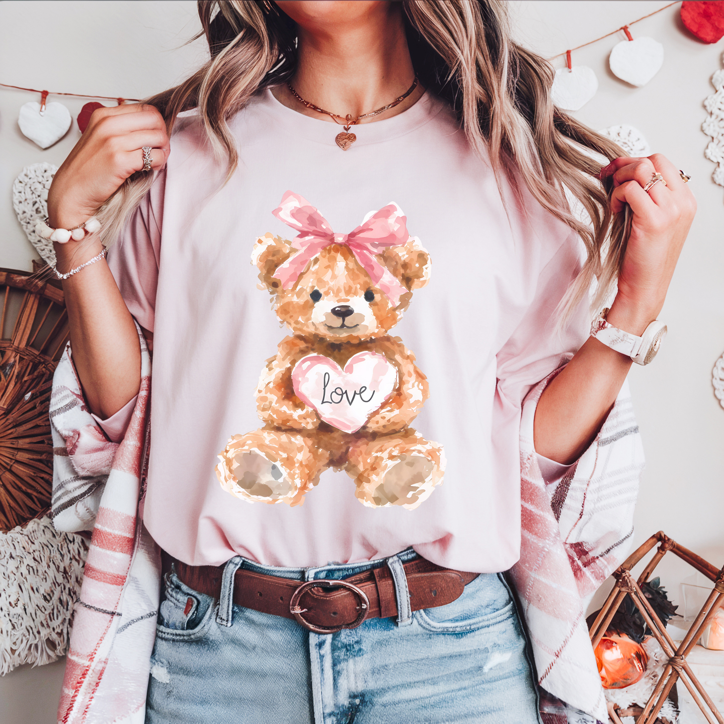 Watercolor Bear Love