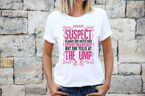 Load image 1 in gallery view. Suspect Claims She Hates Bad Sportsmanship But She Yells At The Ump