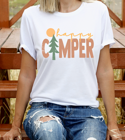 Load image 1 in gallery view. Happy Camper