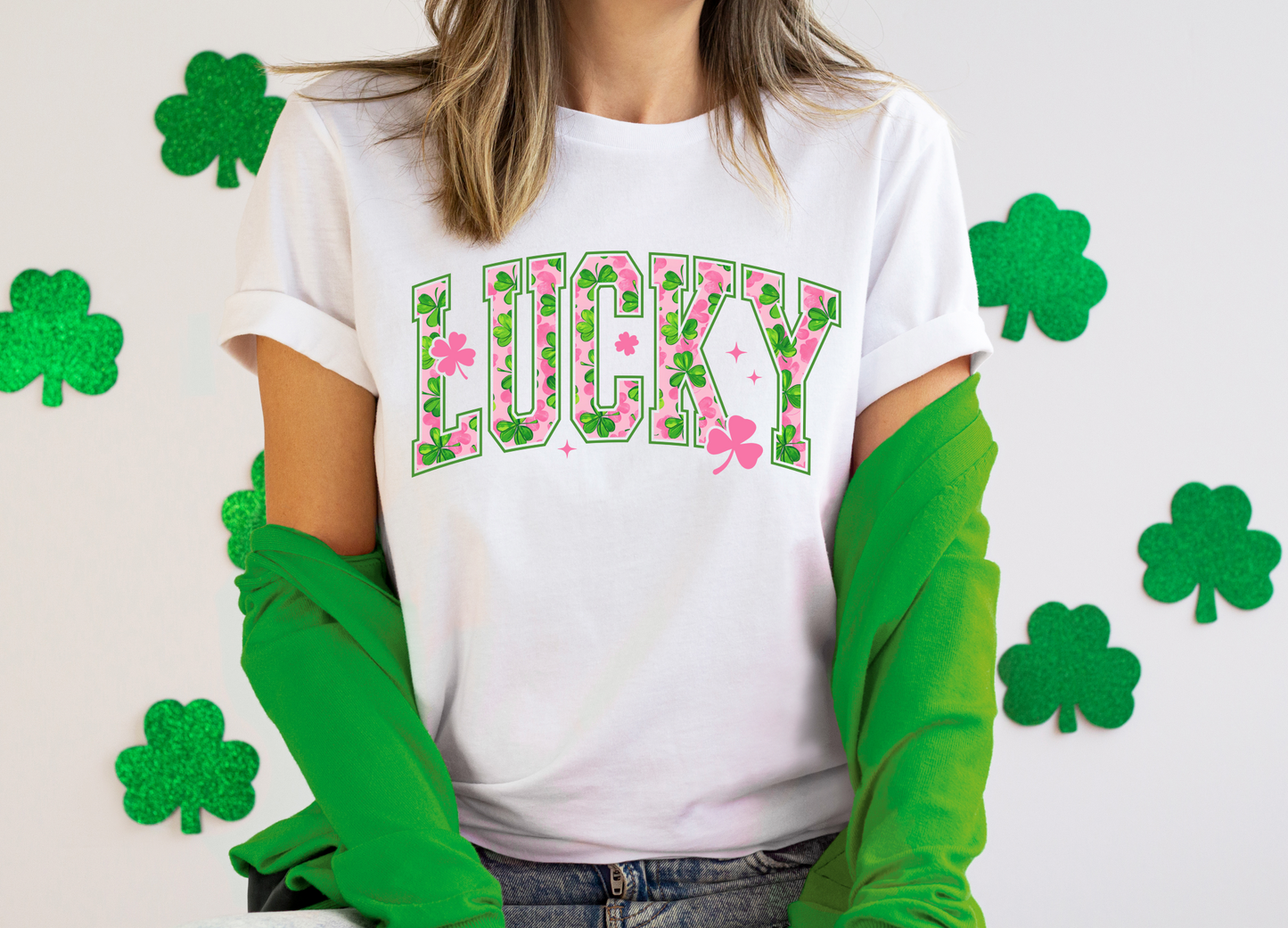 Pink Clover Lucky