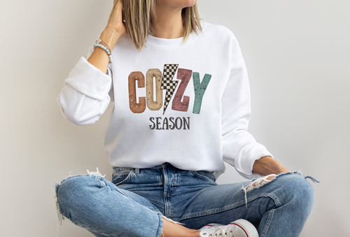 Load image 1 in gallery view. Retro Distressed Cozy Season