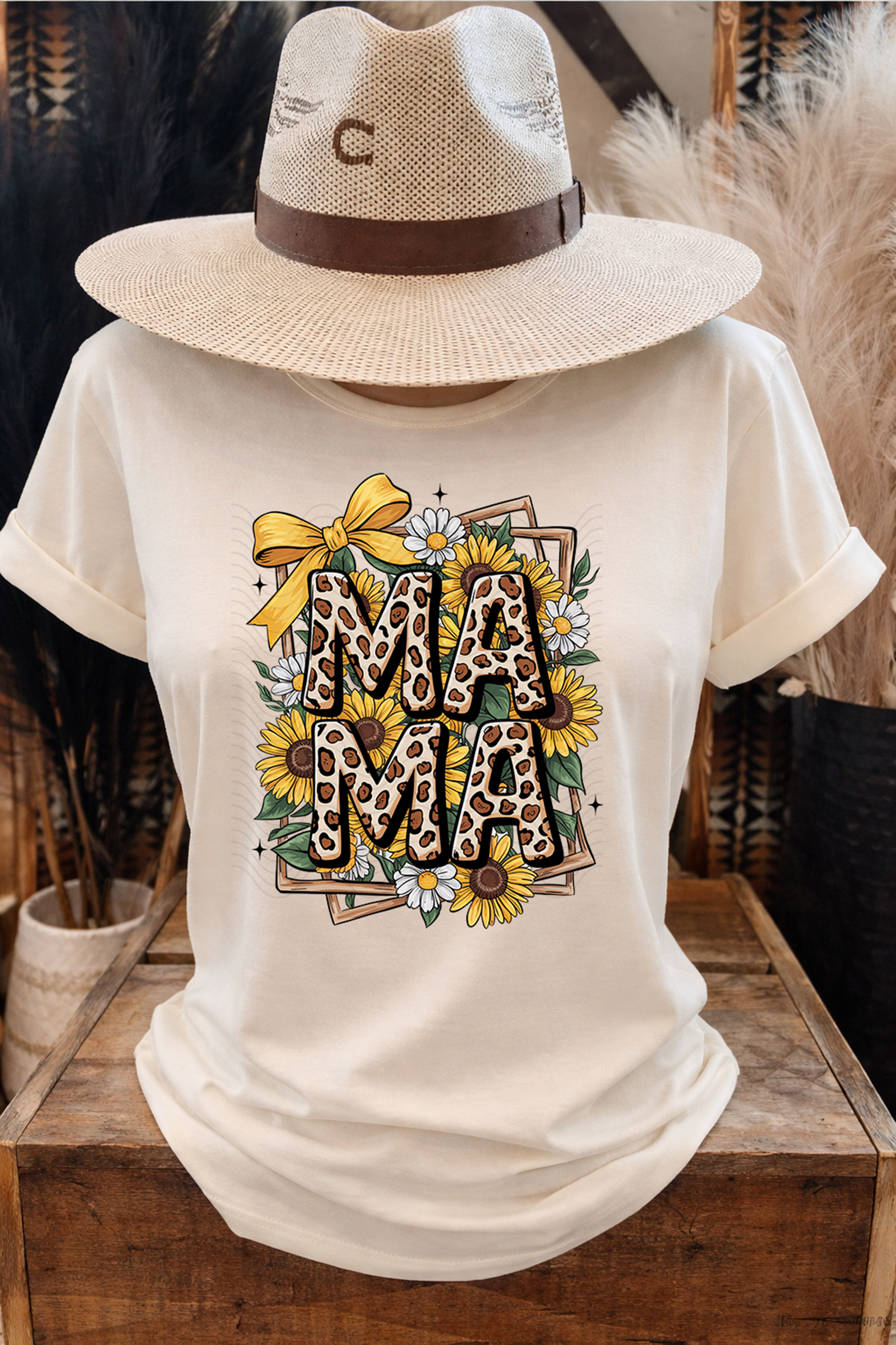 Boho Sunflower Mama