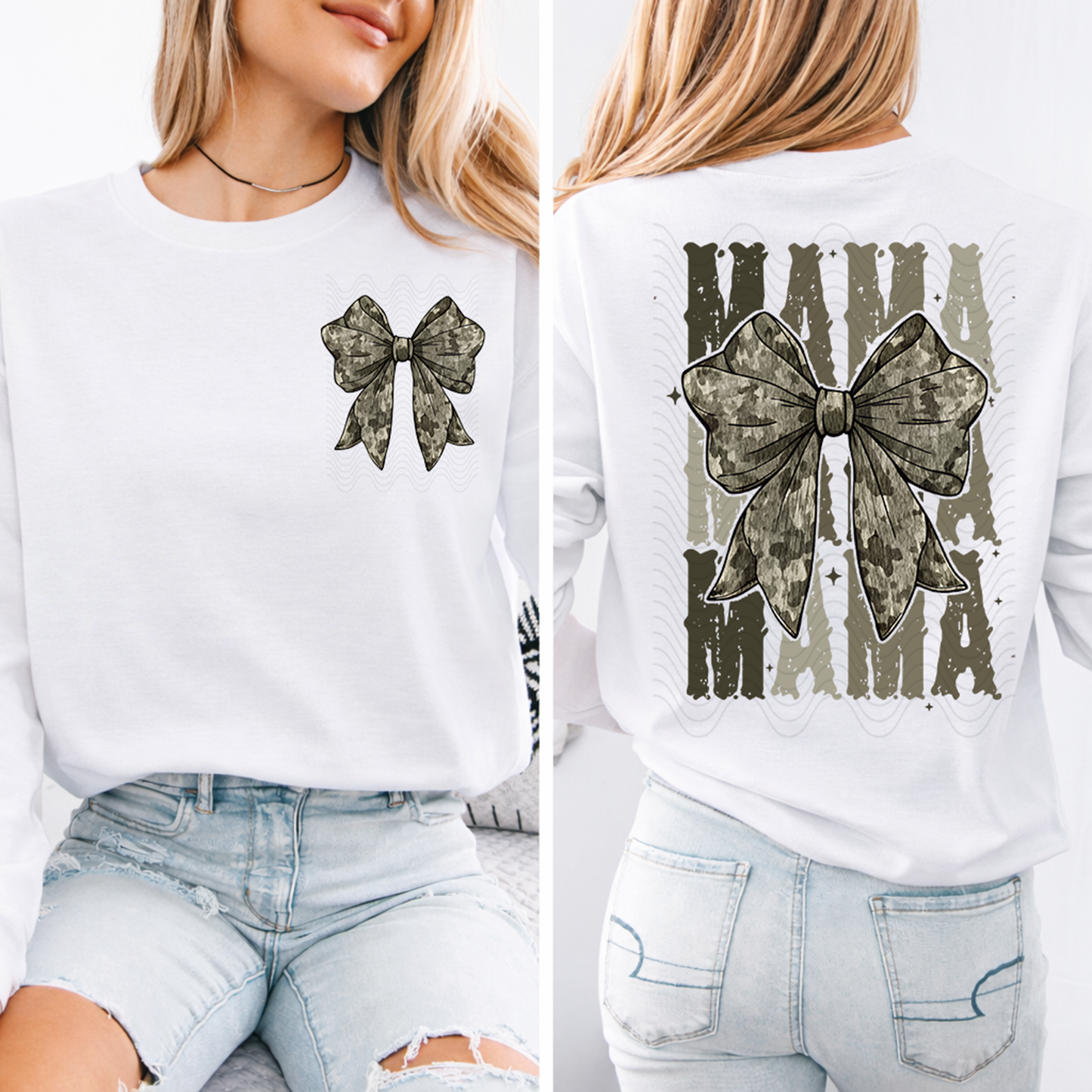 Mama Camo Bow