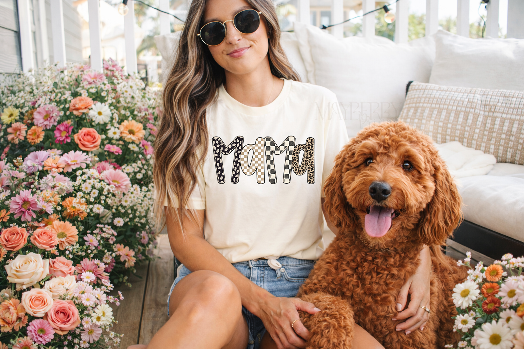 Neutral Checkered Mama