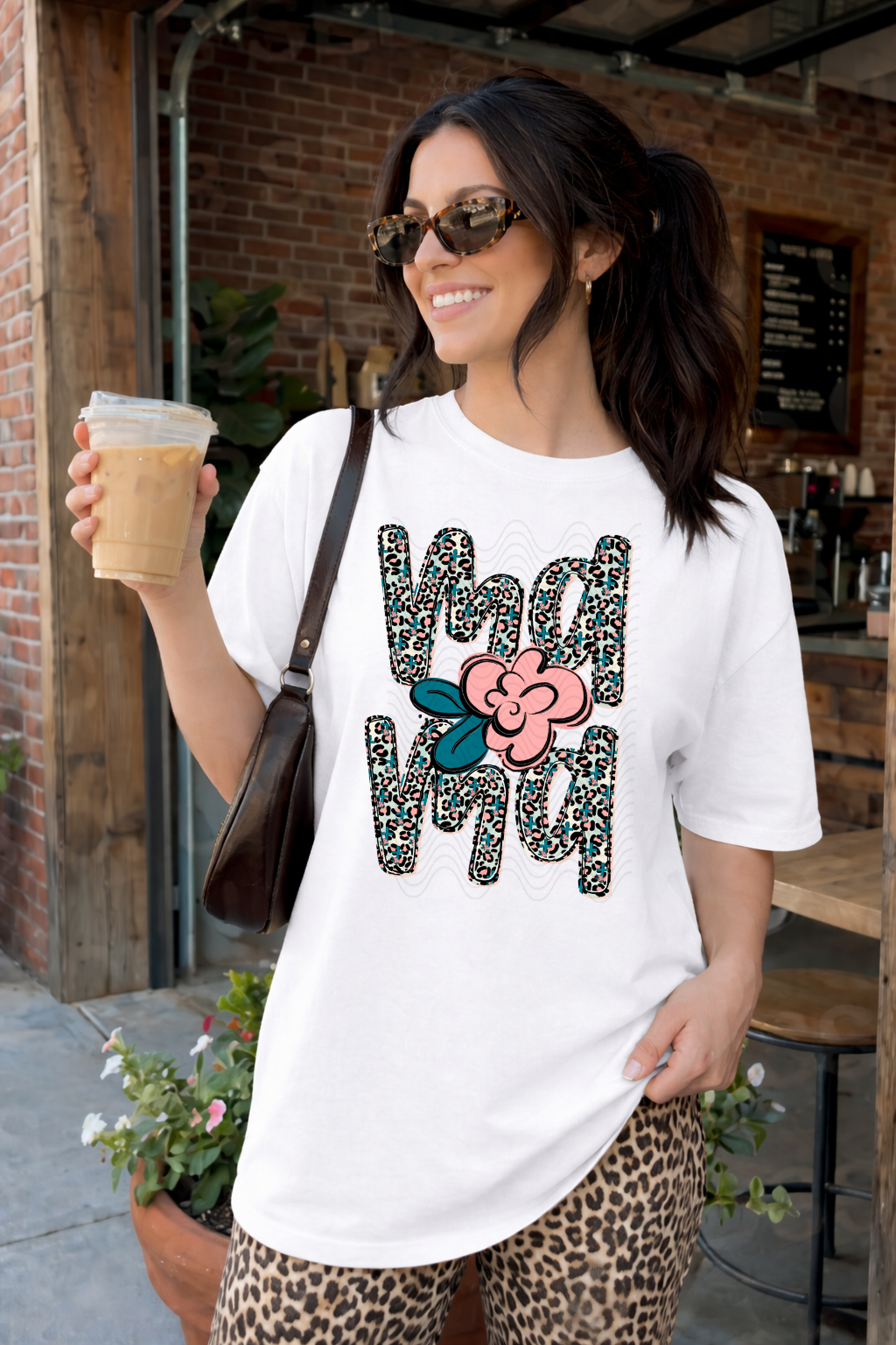 Leopard Floral Mama