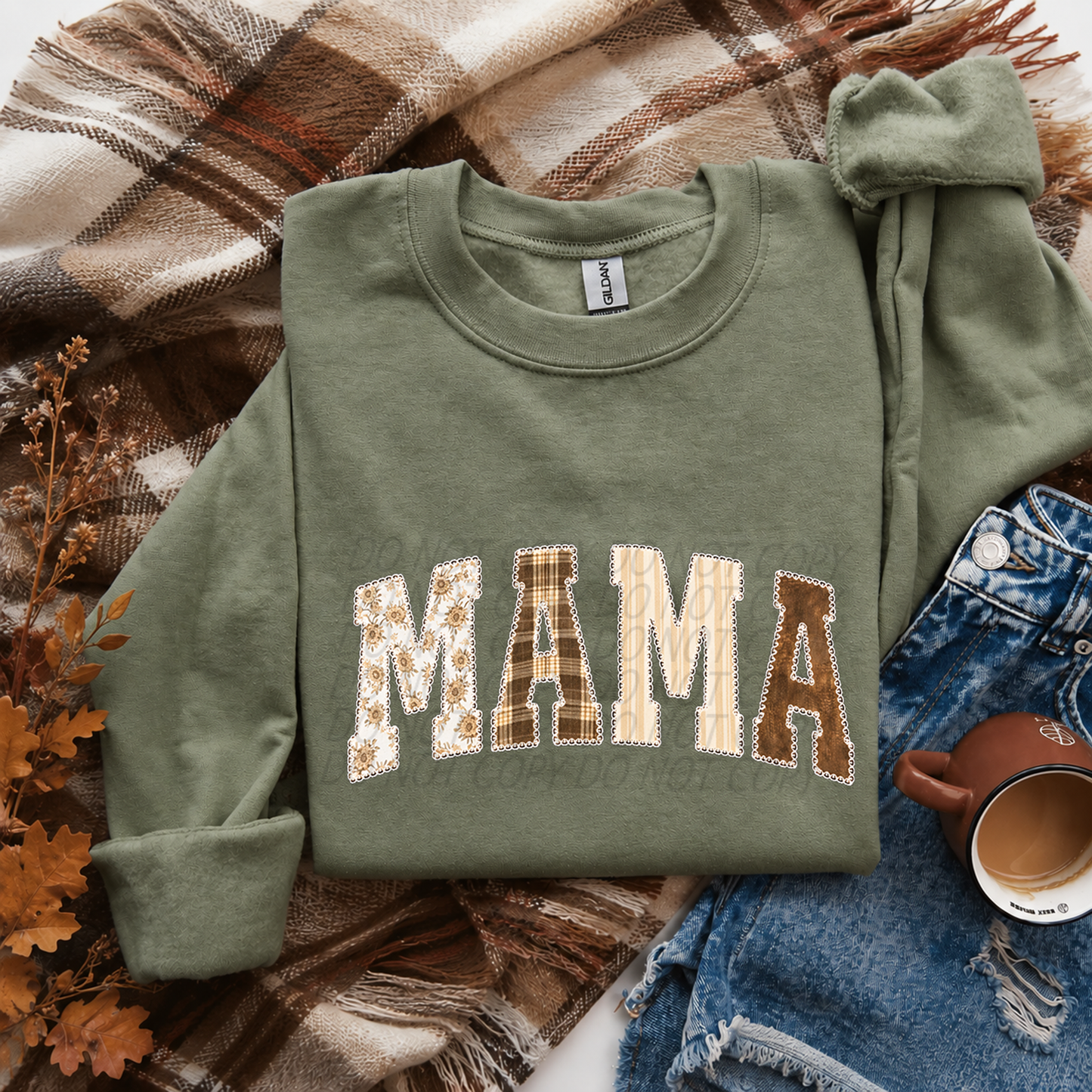 Plaid Falll Mama