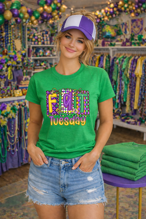 Load image 1 in gallery view. Fat Tuesday Doodle Squares