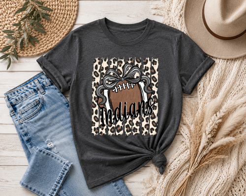 Load image 1 in gallery view. Leopard Stripes With Bow Mascots