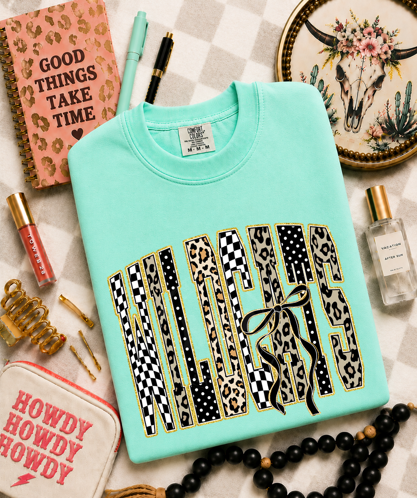 Leopard & Checkered Mascot
