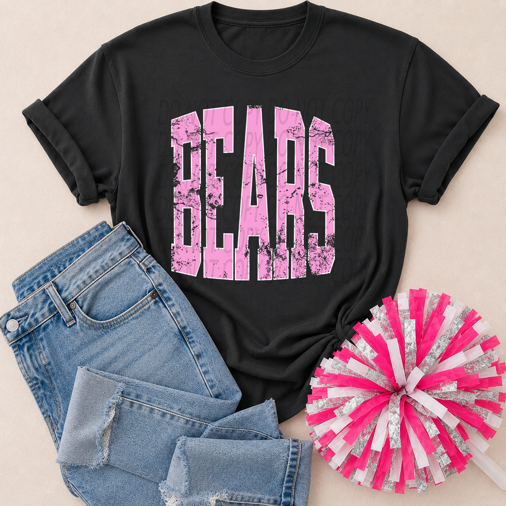 Giant Pink Distressed Mascots