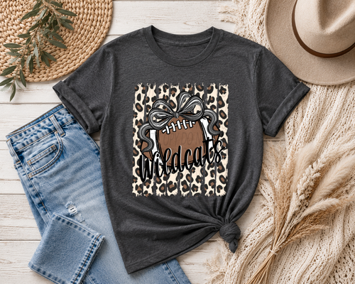 Load image 1 in gallery view. Leopard Stripes With Bow Mascots