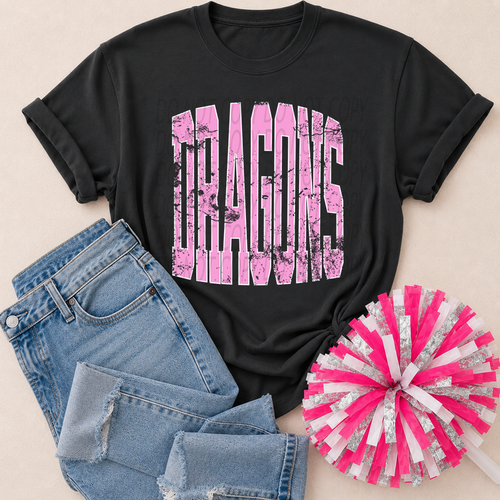 Load image 1 in gallery view. Giant Pink Distressed Mascots