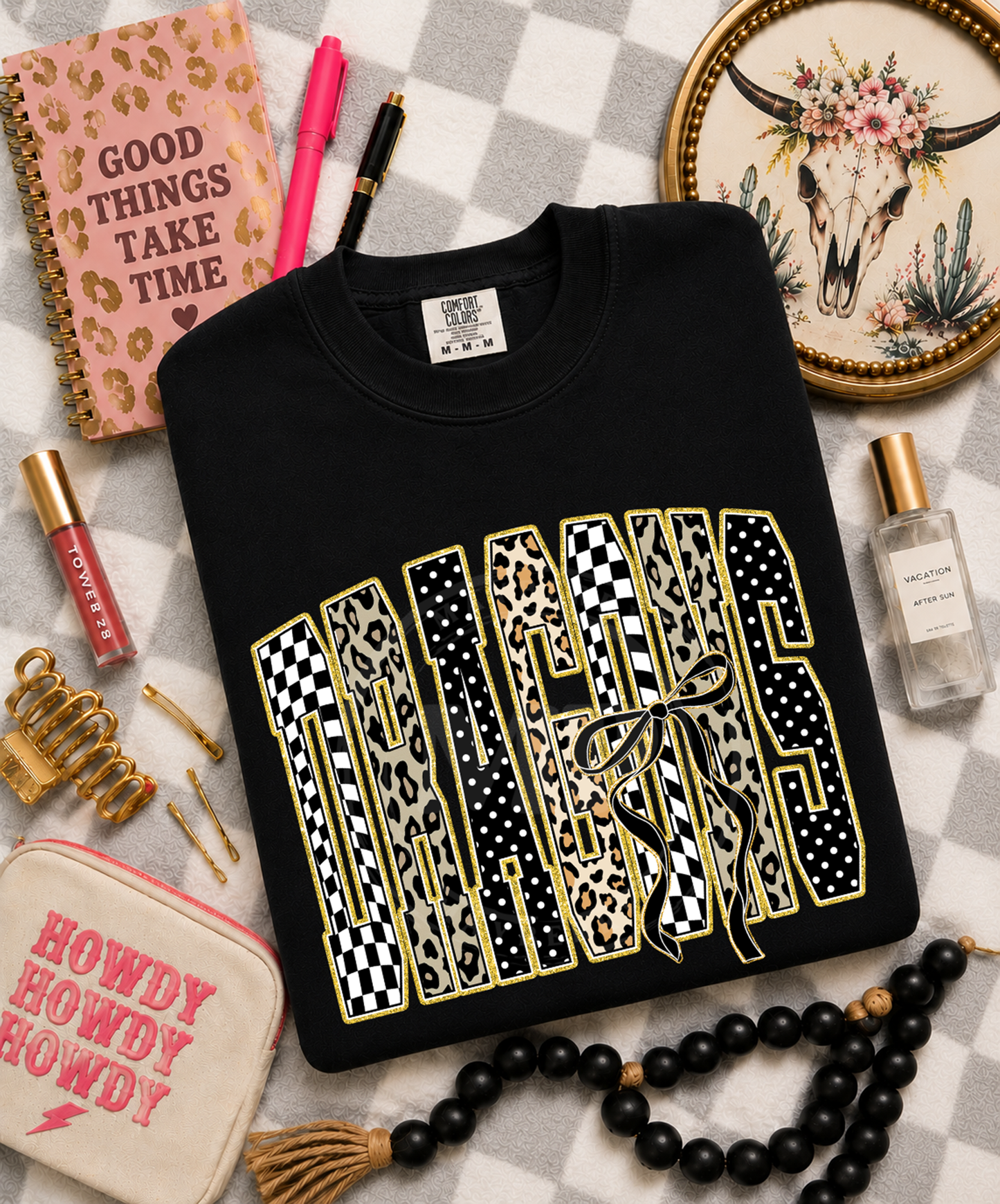 Leopard & Checkered Mascot