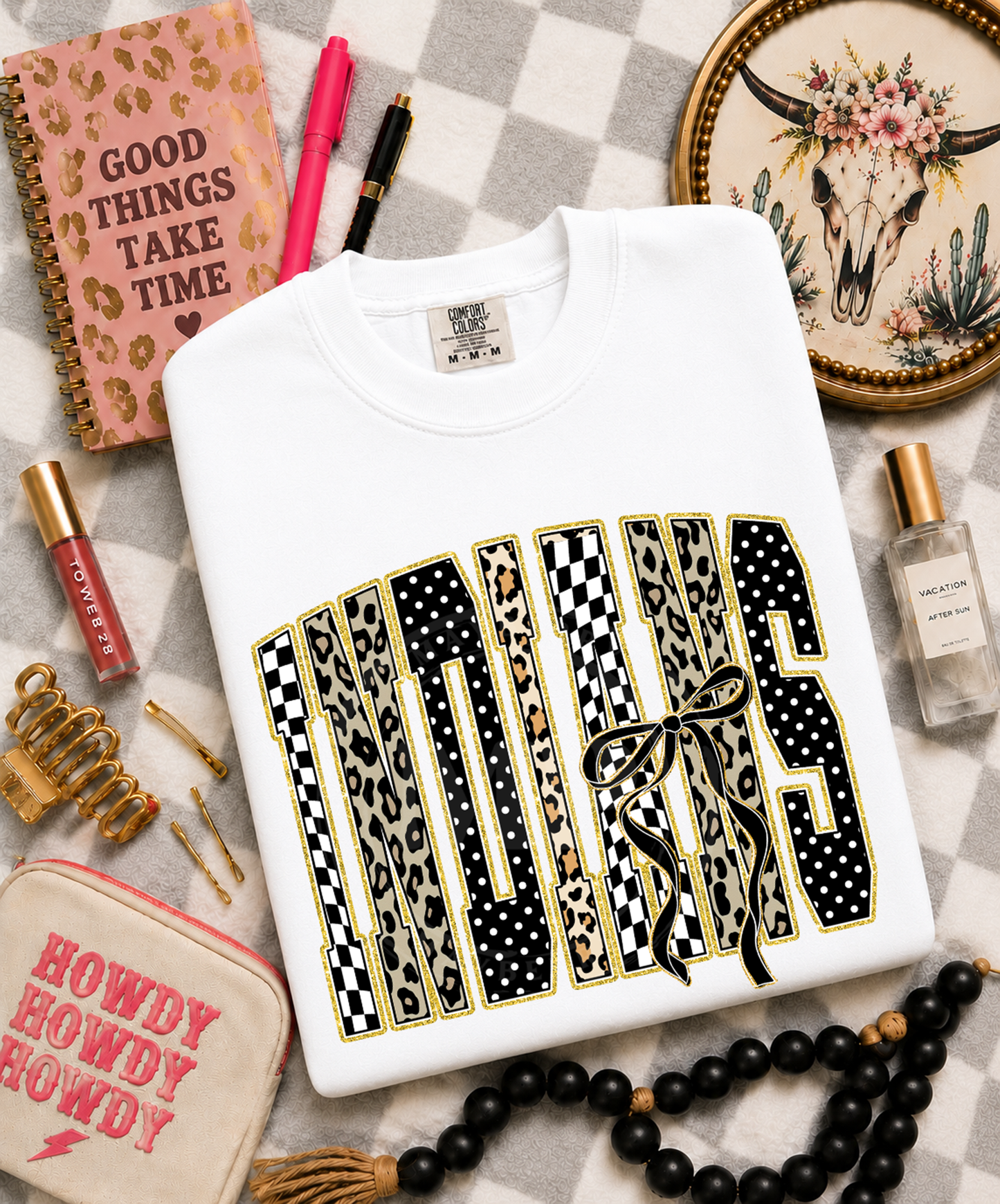 Leopard & Checkered Mascot
