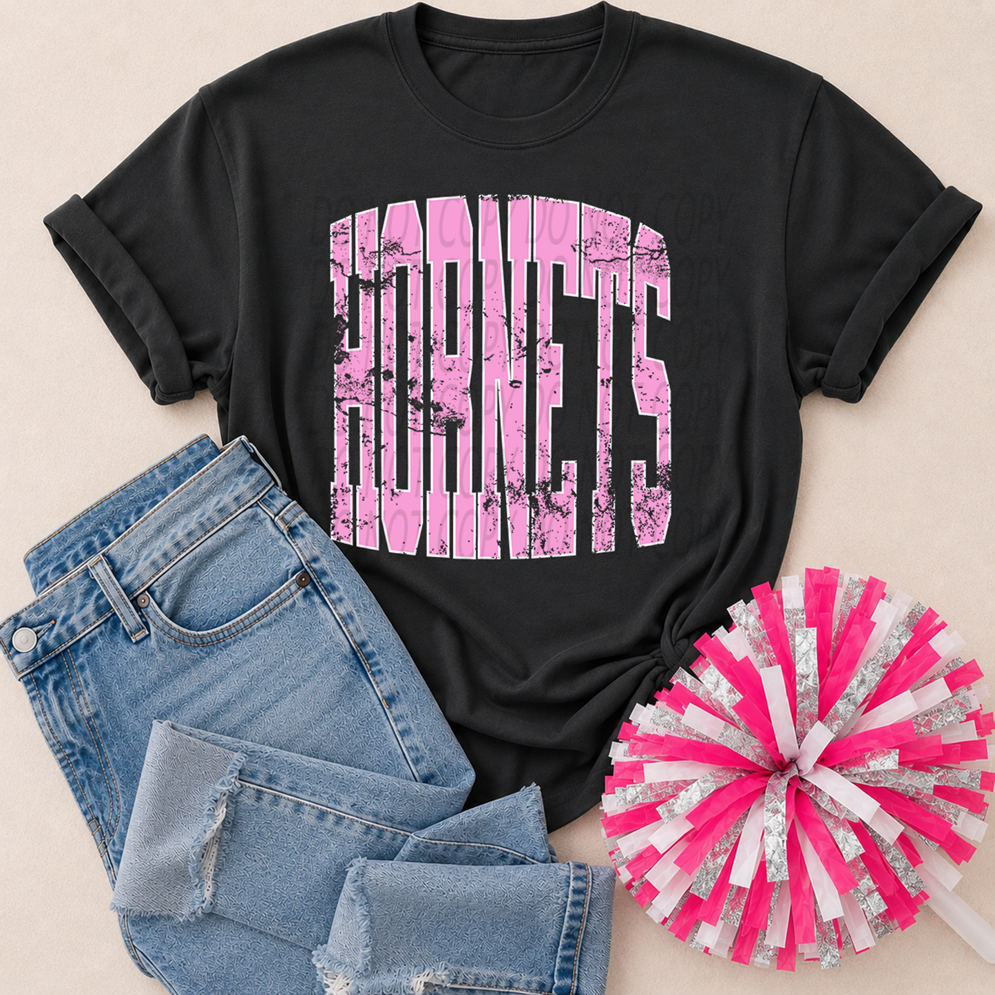 Giant Pink Distressed Mascots