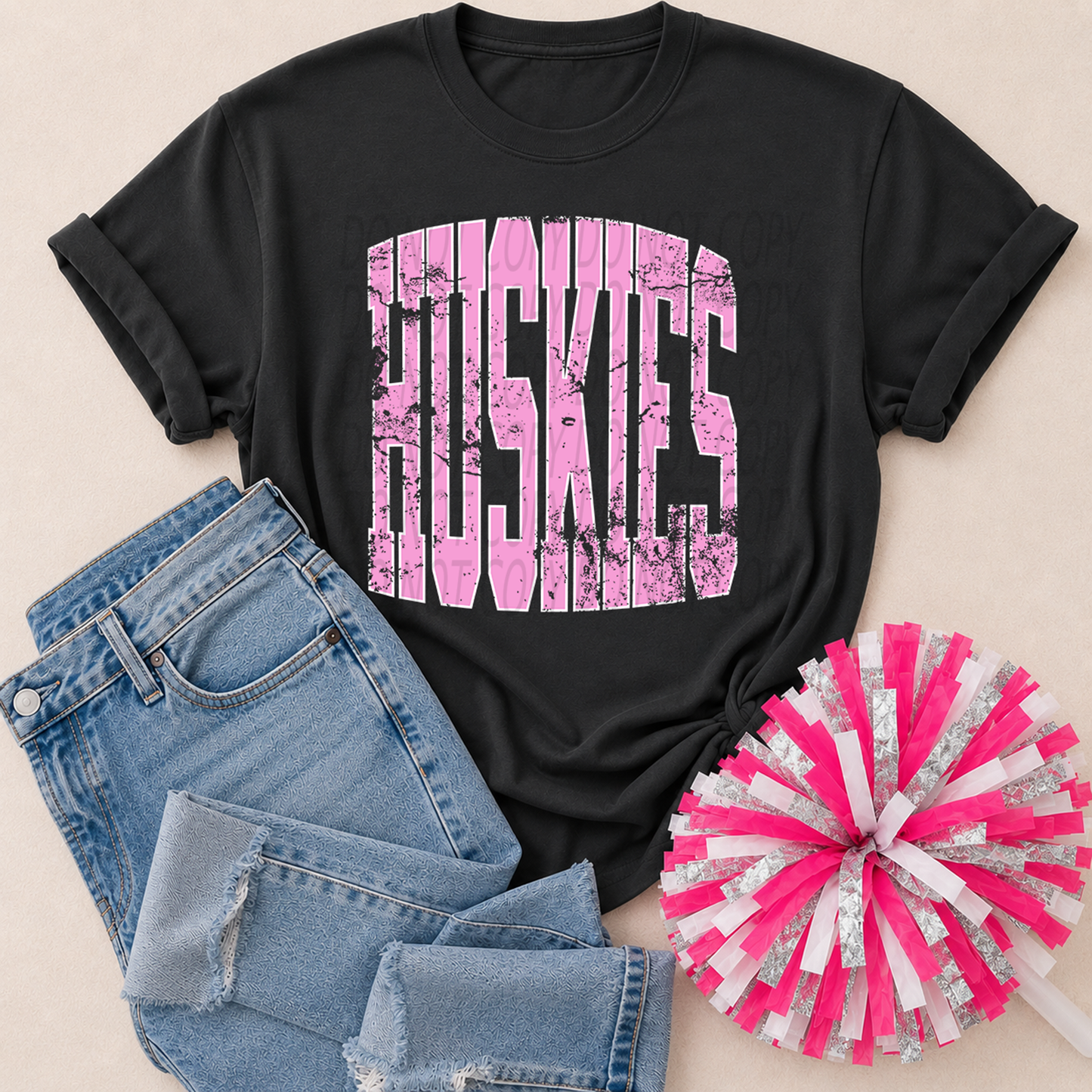 Giant Pink Distressed Mascots