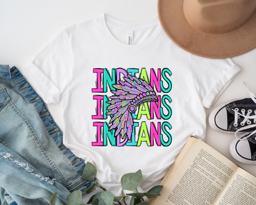 Load image 1 in gallery view. Splatter Indians