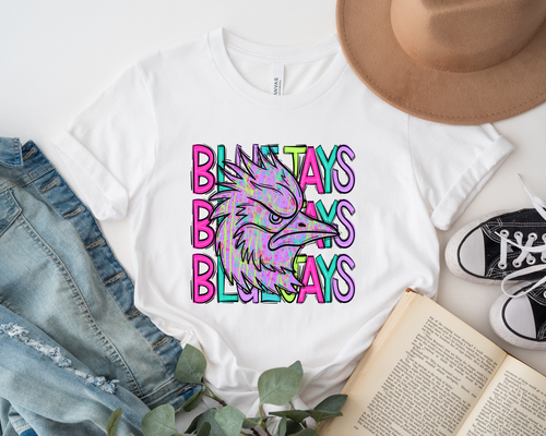 Load image 1 in gallery view. Splatter Bluejays