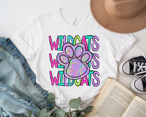 Load image 1 in gallery view. Splatter Wildcats Paw