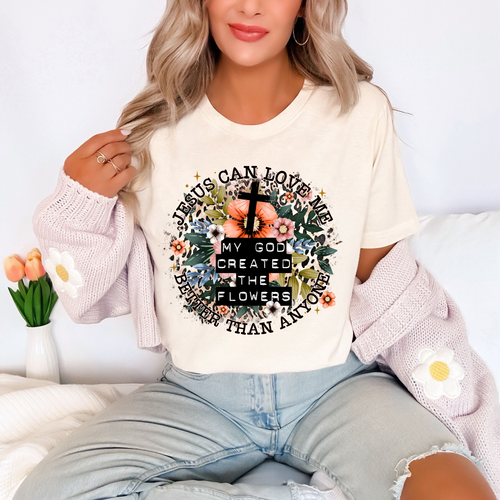 Load image 1 in gallery view. My God Created The Flowers