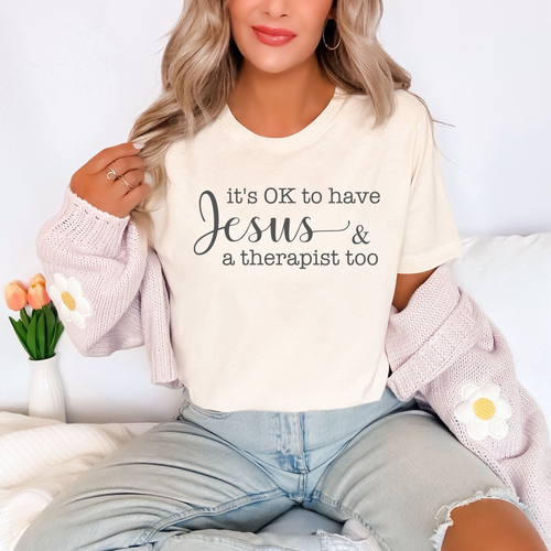 Load image 1 in gallery view. It's OK To Have Jesus & A Therapist Too