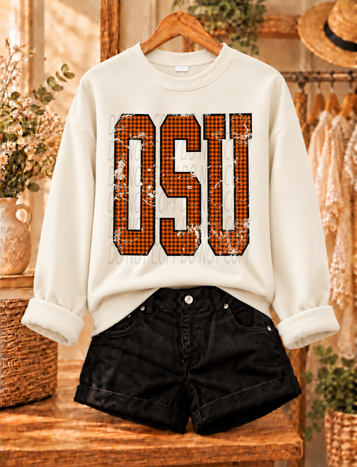 Load image 1 in gallery view. Distressed Checkered Mascots