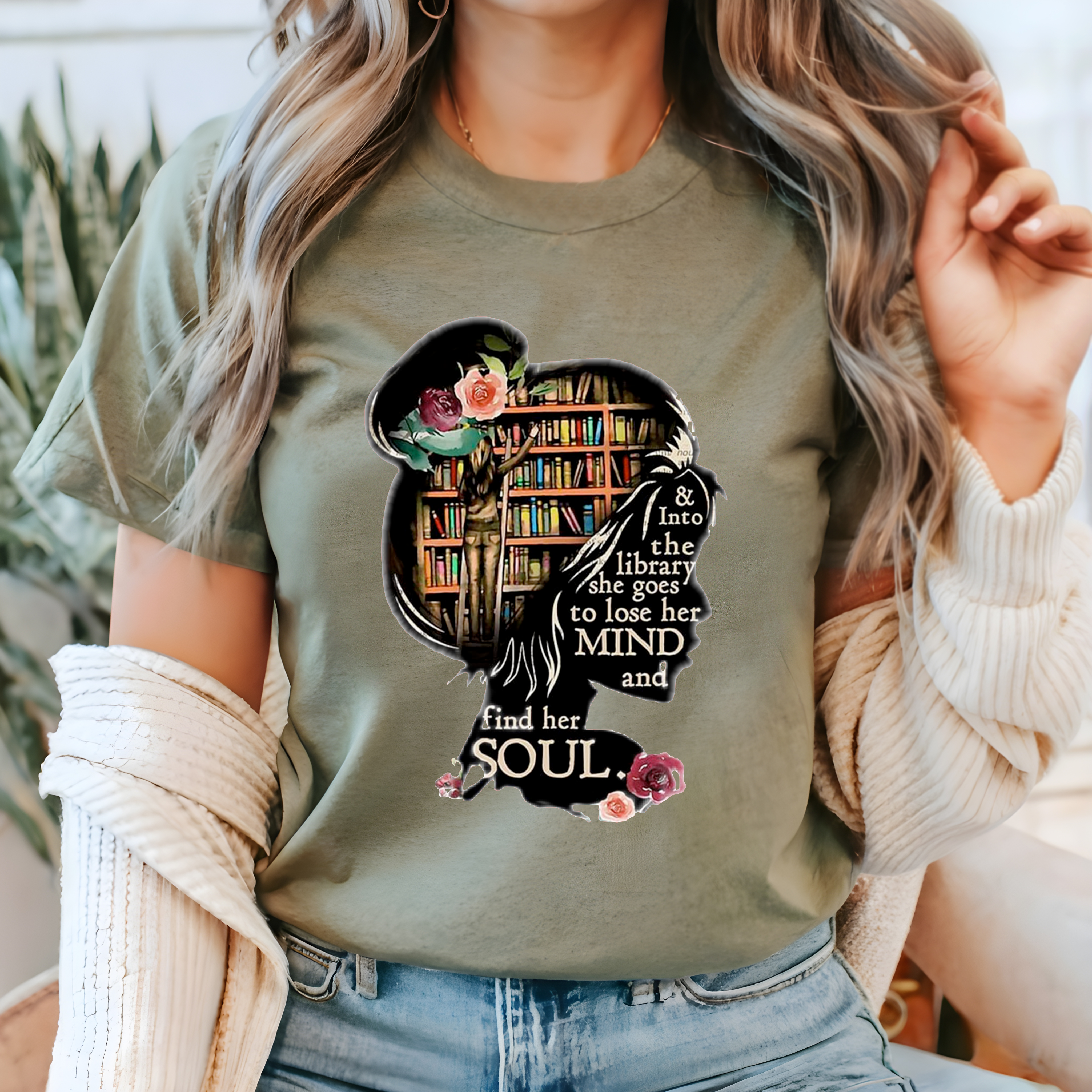 Into The Library To Find Her Soul