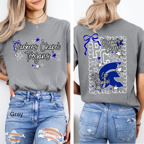 Load image 1 in gallery view. Parkers Chapel Trojans Doodle