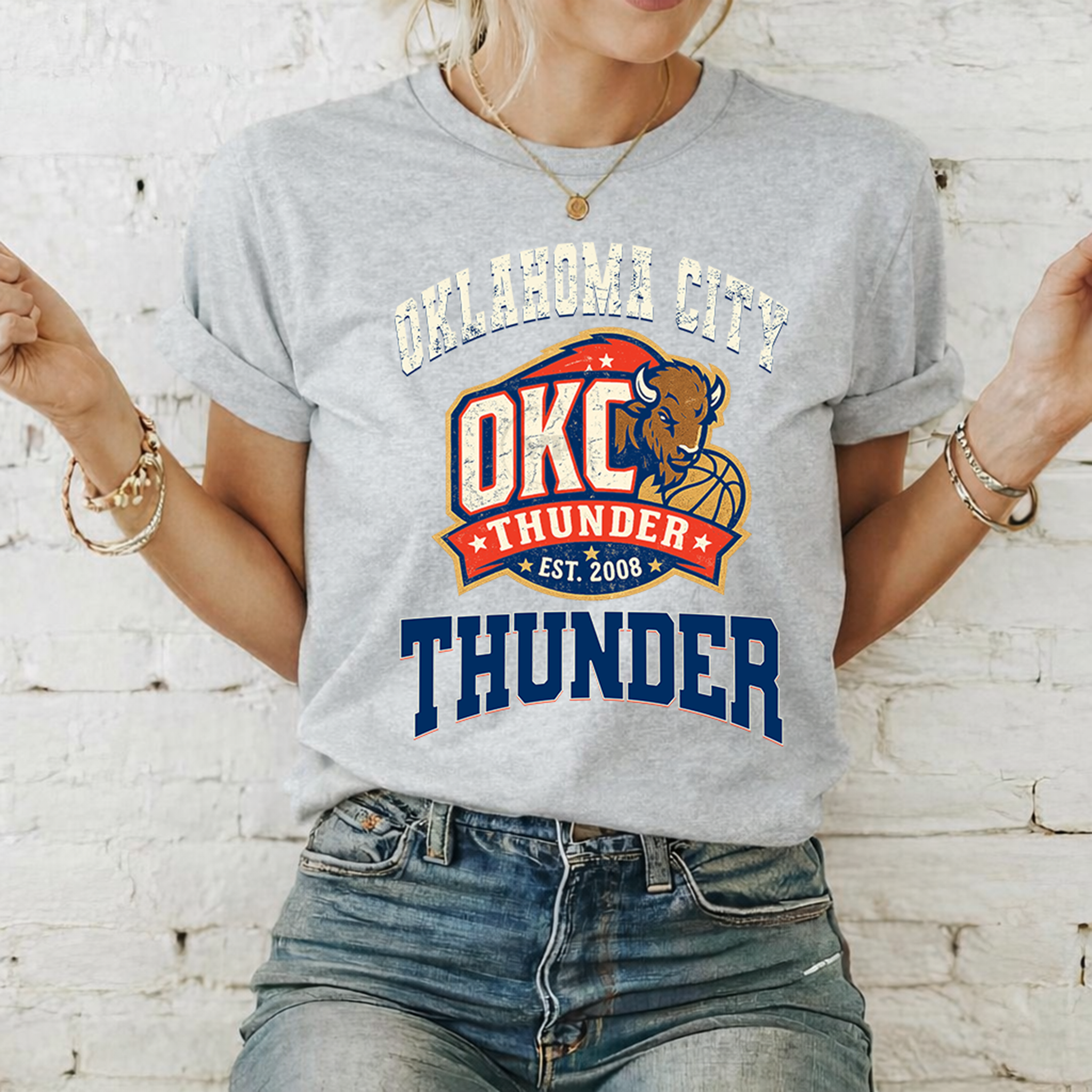 Distressed Retro Oklahoma City