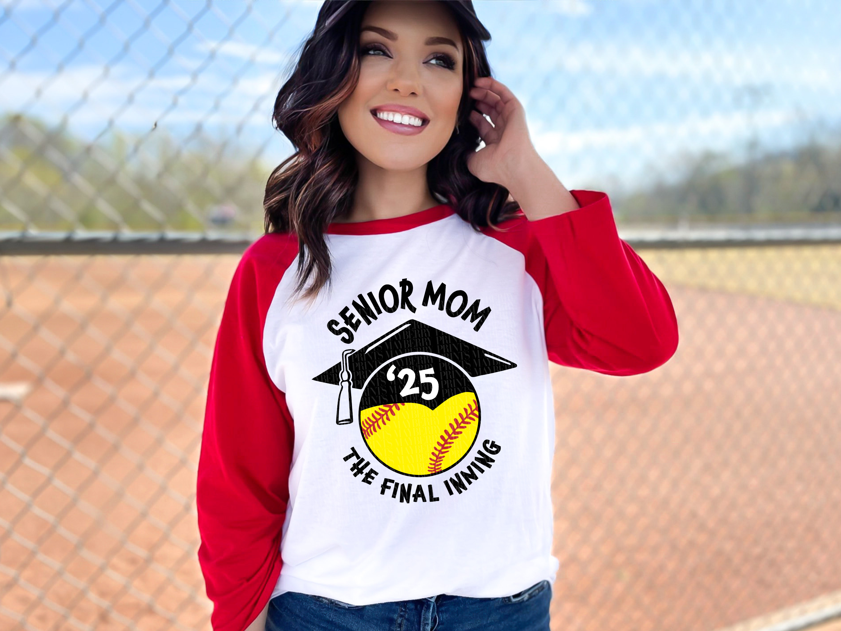 Senior Softball Mom Cap
